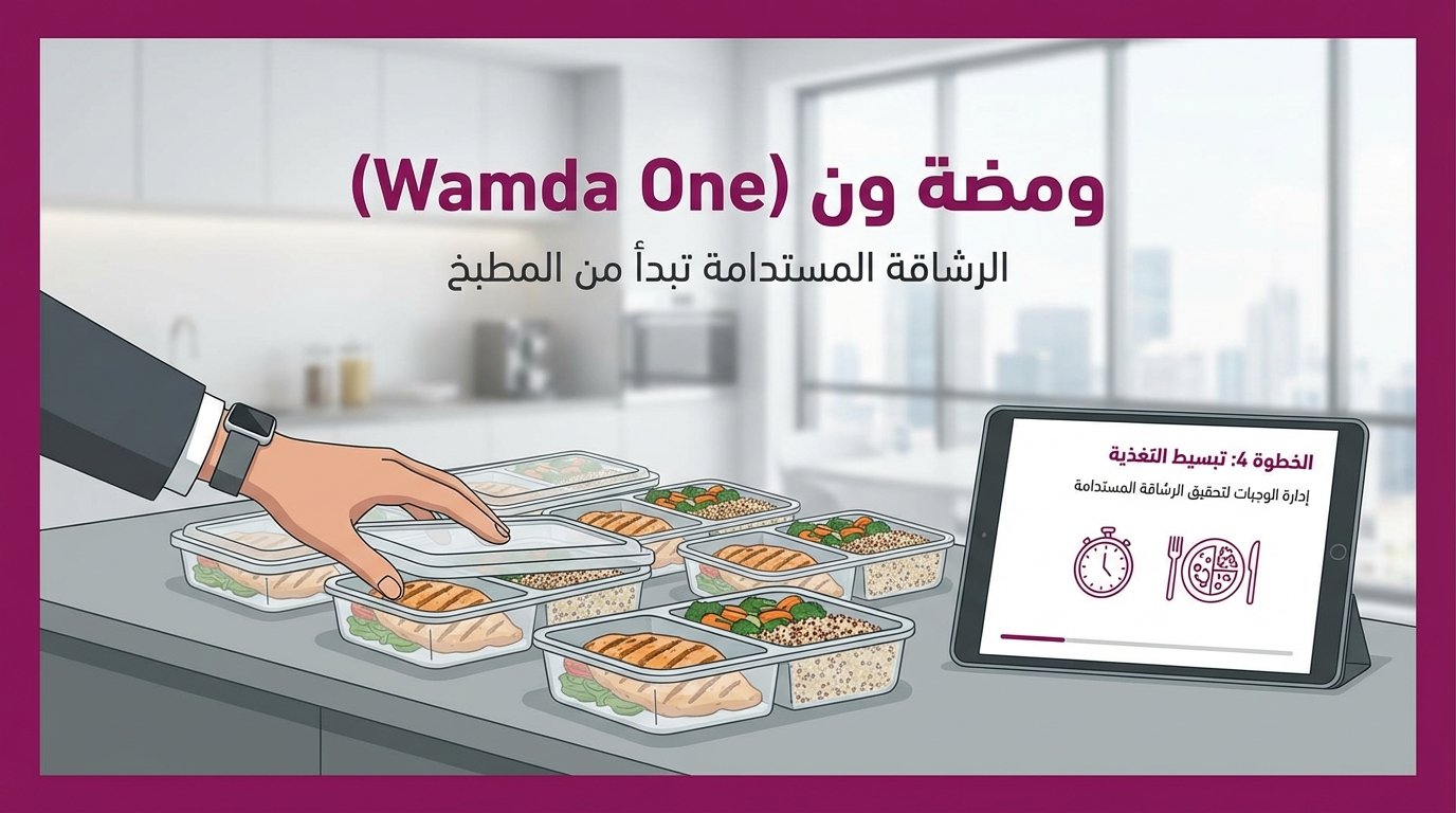 الخطوة 4: تبسيط التغذية: إدارة الوجبات لتحقيق الرشاقة المستدامة